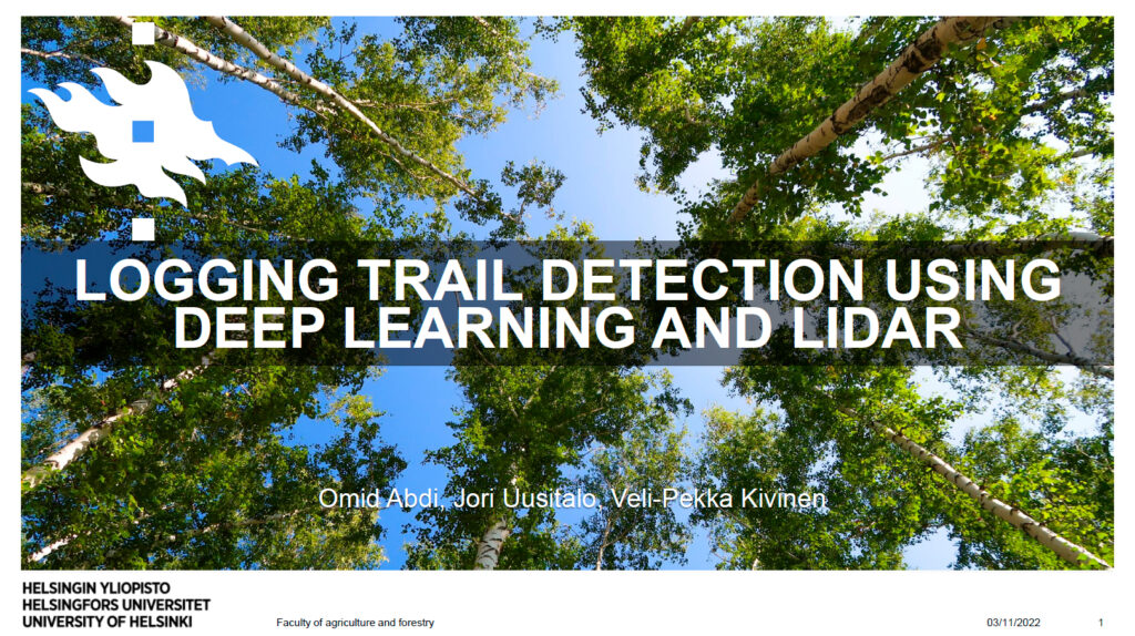 Omid Abdi et al.: Logging trail detection using deep learning and lidar